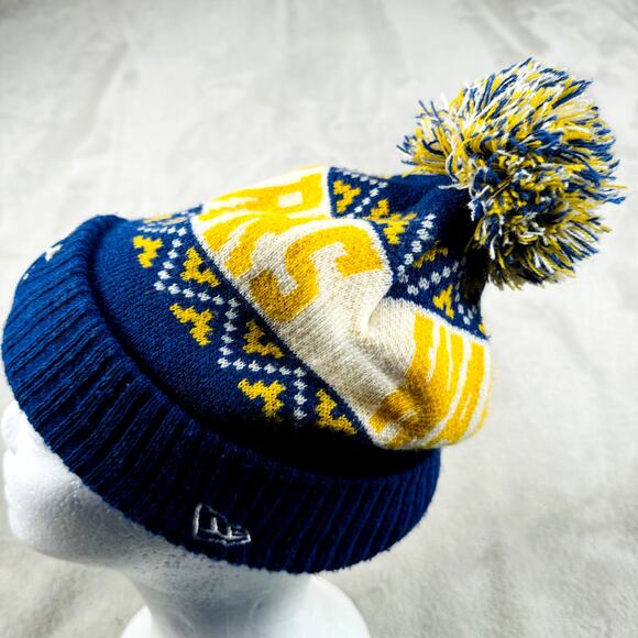 Golden State Warriors Beanie Hat Cap Men OSFM New Era Hardwood Classics Winter - Picture 3 of 9